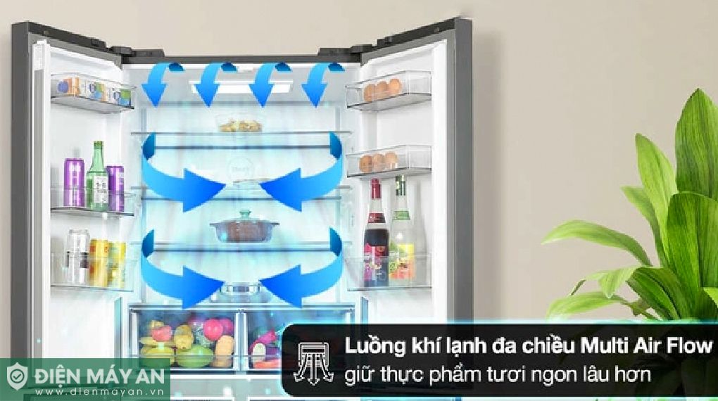 Tủ lạnh Toshiba Inverter 515 lít Multi Door GR-RF677WI-PMV(06)-MG